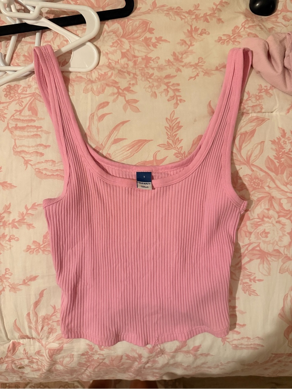 Old Navy Light Pink Ribbed Scoop Tank